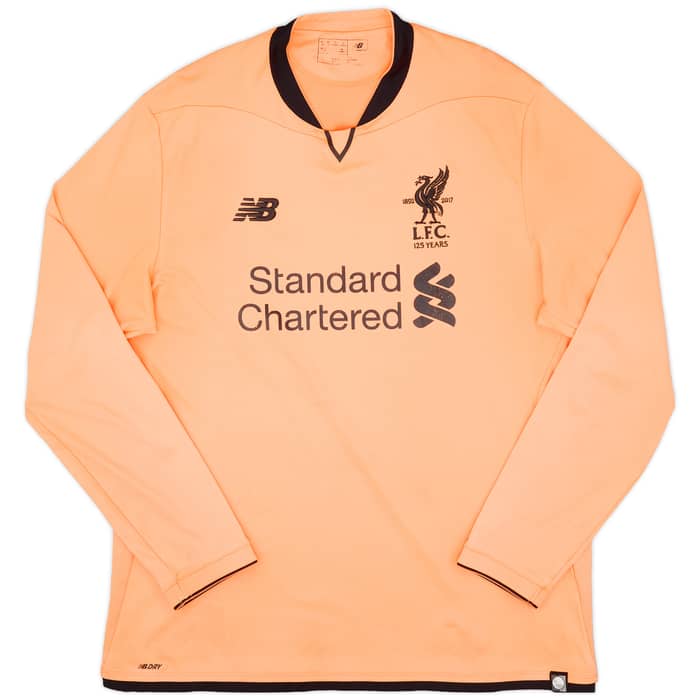 2017-18 Liverpool 125 Years Third L/S Shirt Firmino #9 - 7/10 - (XL)