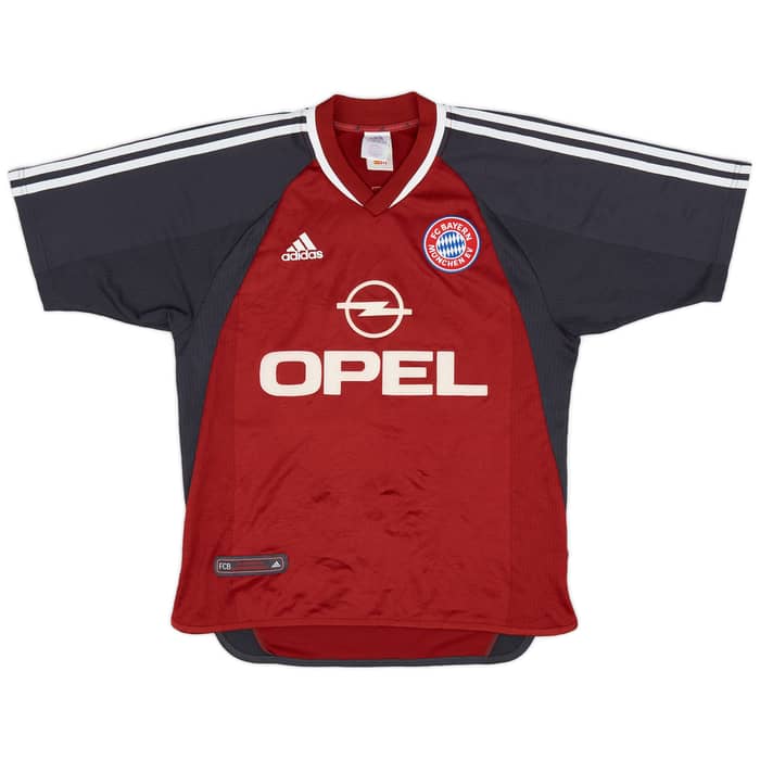 2001-02 Bayern Munich Home Shirt Elber #9 - 8/10 - (S)