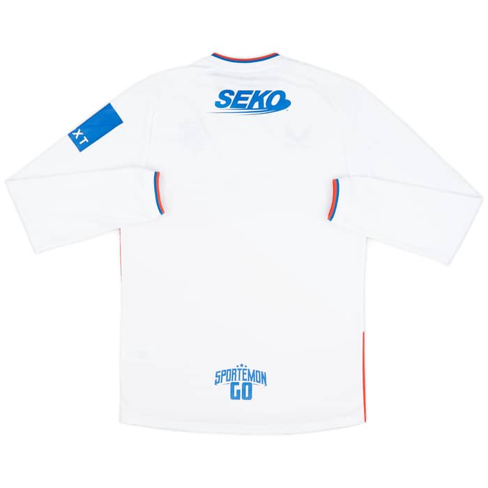 2022-23 Rangers Away L/S Shirt - 9/10 - (M)