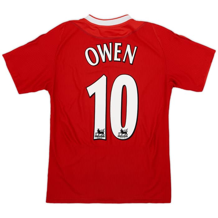 2002-04 Liverpool Home Shirt Owen #10 - 7/10 - (S)