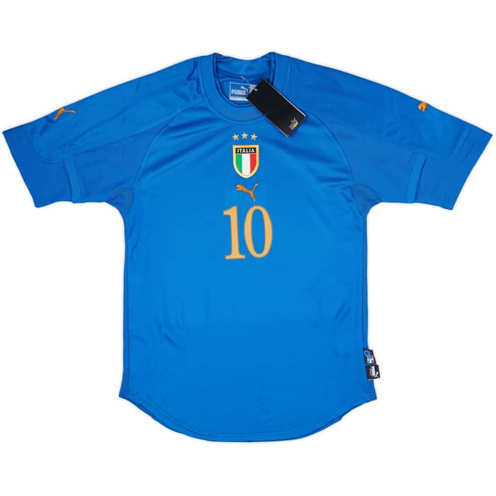 2004-06 Italy Home Shirt Totti #10 (S)