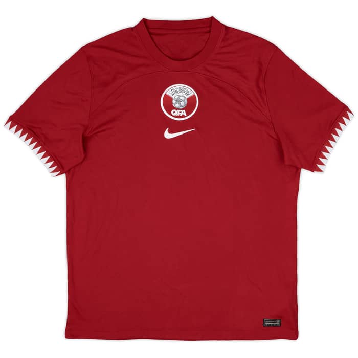 2022-24 Qatar Home Shirt - 9/10 - (L)