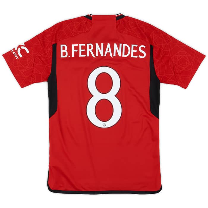 2023-24 Manchester United Home Shirt B.Fernandes #8 - 9/10 - (S)