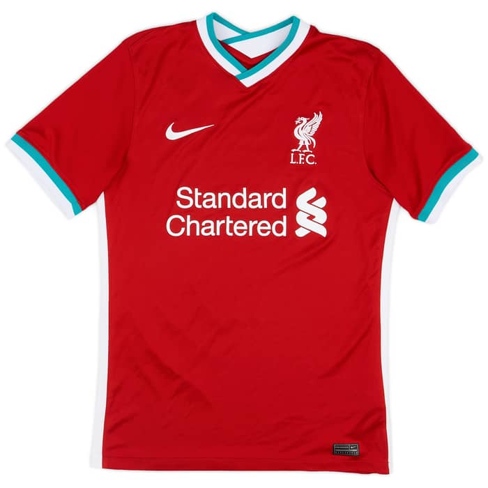 2020-21 Liverpool Home Shirt Virgil #4 - 9/10 - (S)