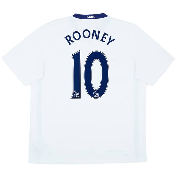 2008-10 Manchester United Away Shirt Rooney #10 - 5/10 - (XL)