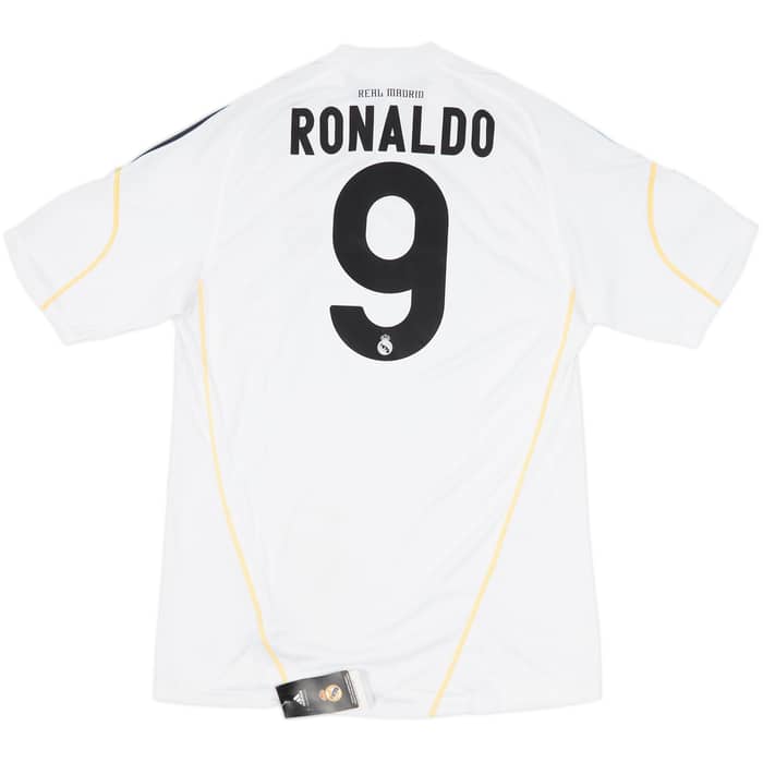 2009-10 Real Madrid Home Shirt Ronaldo #9 (L)