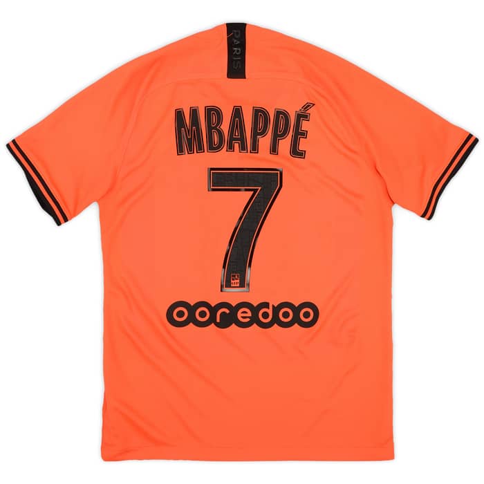 2019-20 Paris Saint-Germain Away Shirt Mbappe #7 - 9/10 - (M)