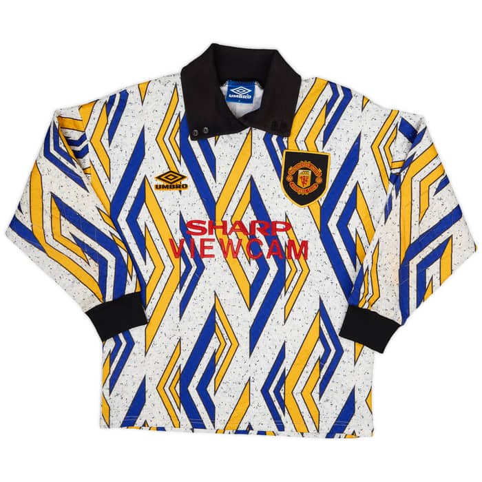 1993-94 Manchester United GK Shirt Schmeichel #1 - 6/10 - (S)