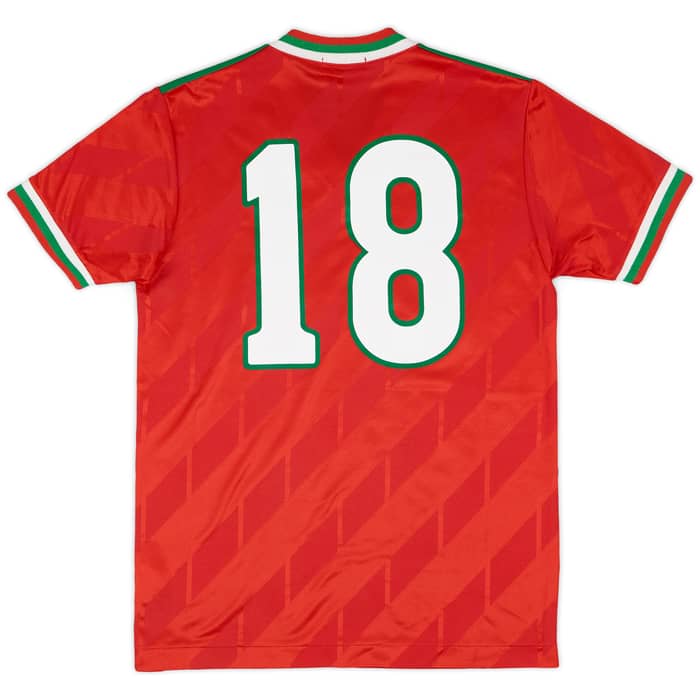 1988-89 Toyota Motor Soccer Club Match Issue Away Shirt #18