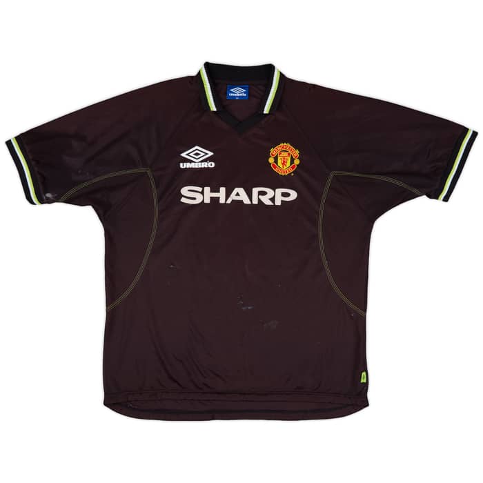 1998-99 Manchester United Third Shirt Solskjaer #20 - 5/10 - (XXL)