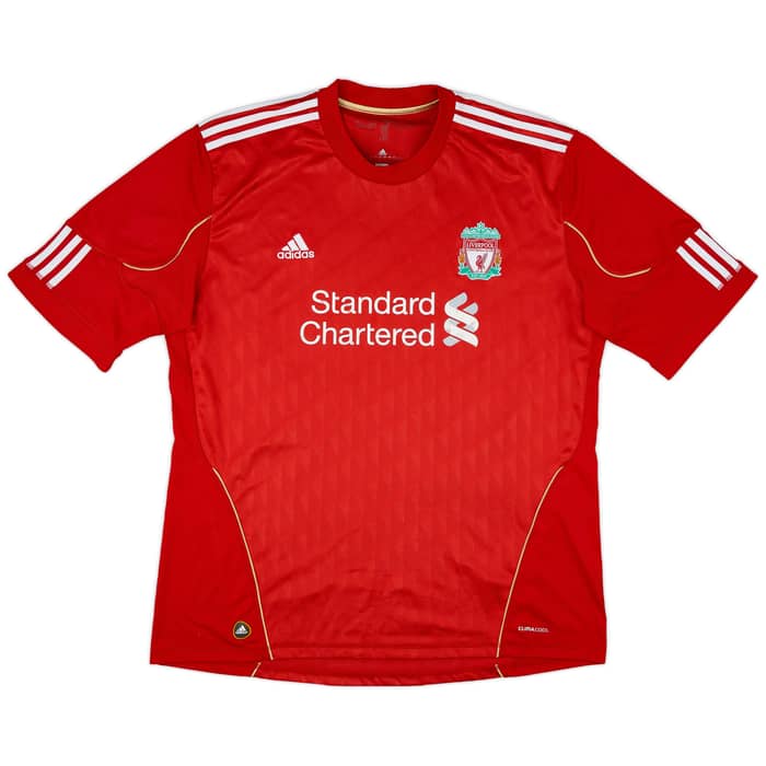 2010-12 Liverpool Home Shirt Suarez #7 - 5/10 - (XXL)