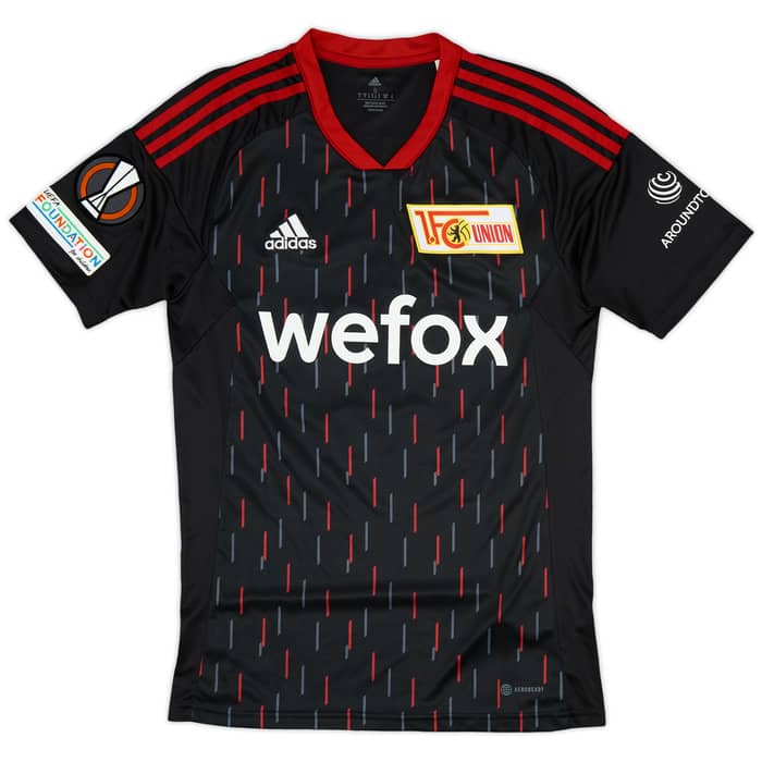 2022-23 Union Berlin Match Issue Europa League Third Shirt Juranovic #18