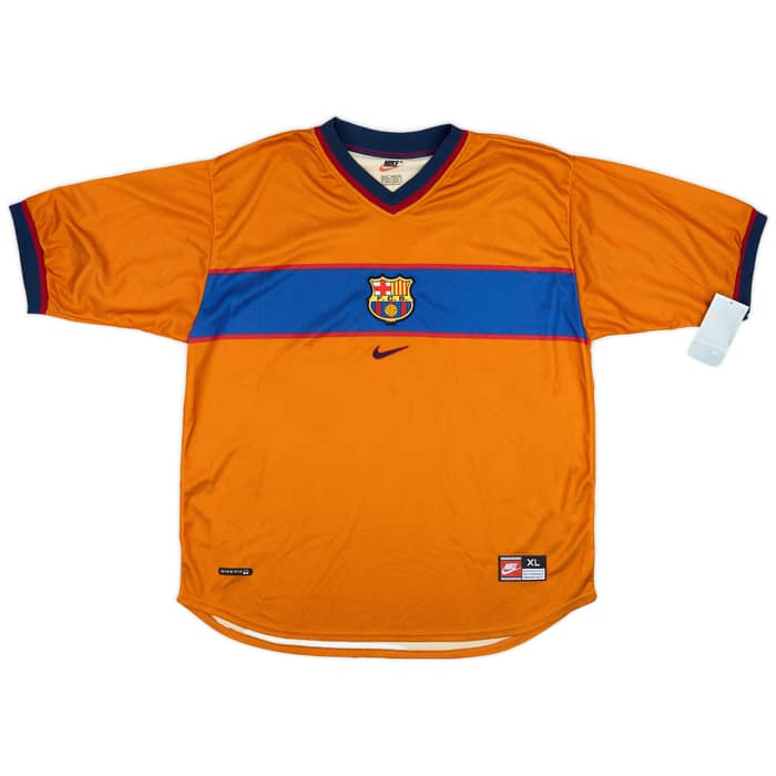 1998-00 Barcelona Third Shirt Rivaldo #11 (XL)