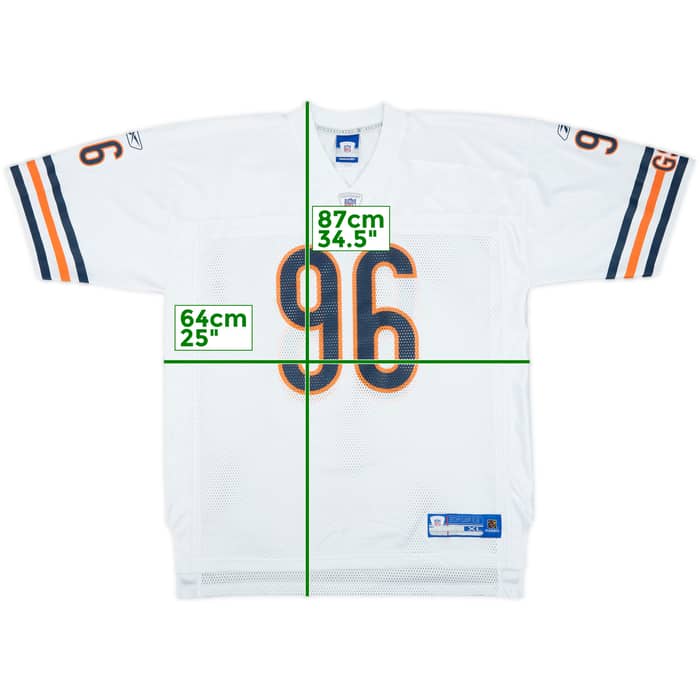 2005-06 Chicago Bears A.Brown #96 Reebok On Field Away Jersey - 9/10 - (XL)
