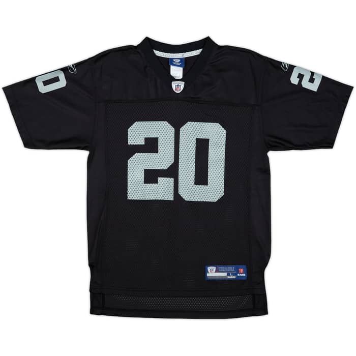 2008-11 Oakland Raiders McFadden #20 Reebok On Field Home Jersey - 9/10 - (L.Boys)