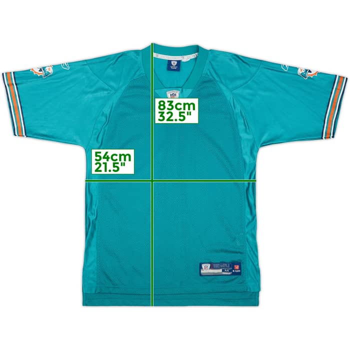 2008-11 Miami Dolphins Reebok On Field Home Jersey - 8/10 - (M)