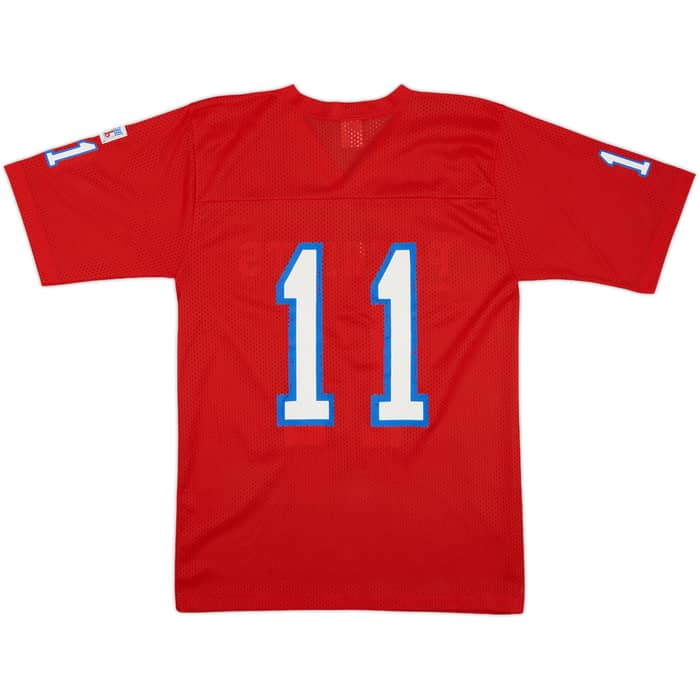 1990s New England Patriots #11 NFL Training Jersey - 8/10 - (S)