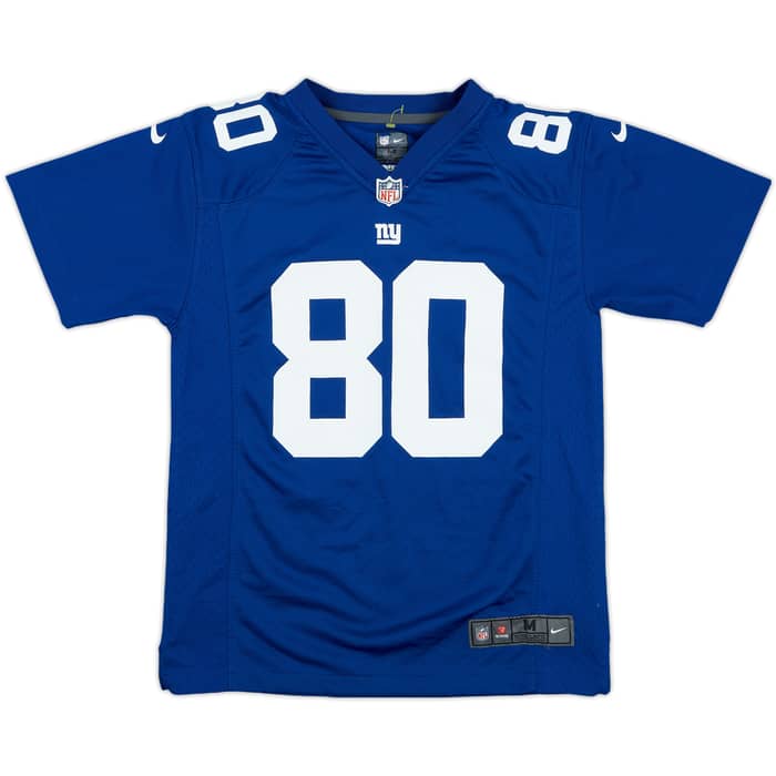 2012-16 New York Giants Cruz #80 Nike Game Home Jersey - 6/10 - (M.Boys)