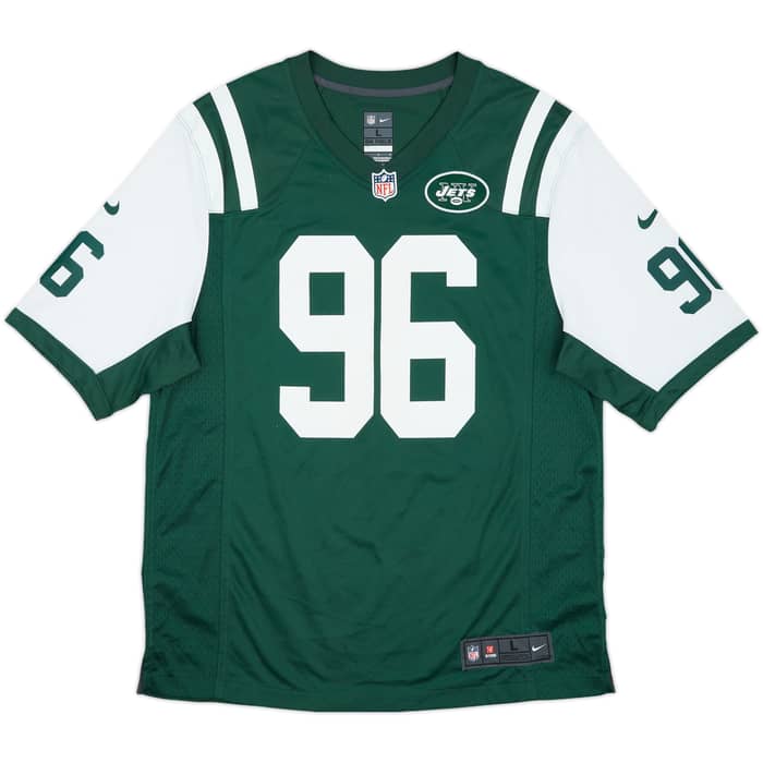 2012-17 New York Jets Wilkerson #96 Nike Game Home Jersey - 6/10 - (L)