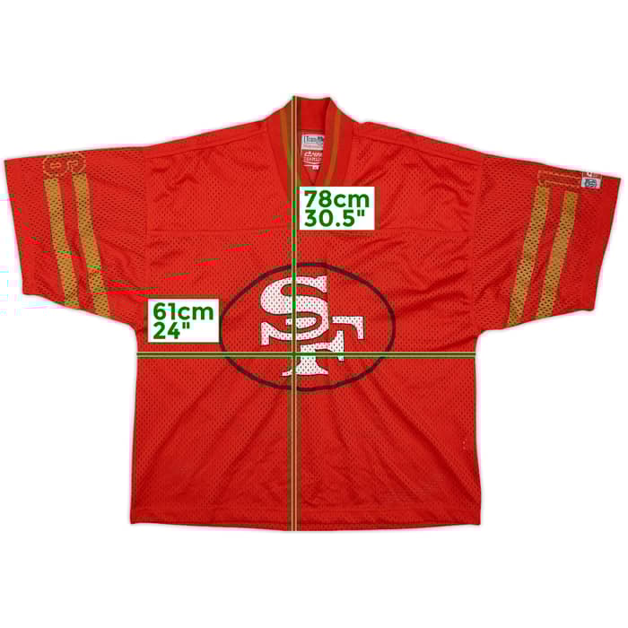 1990s San Francisco 49ers #16 Campri Teamline Jersey - 8/10 - (XL)