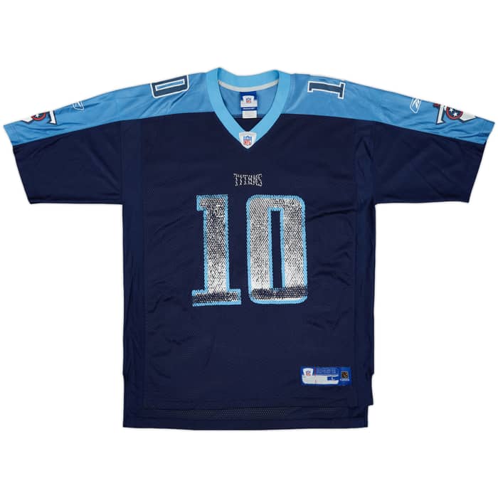 2006 Tennessee Titans Young #10 Reebok On Field Home Jersey - 5/10 - (L)