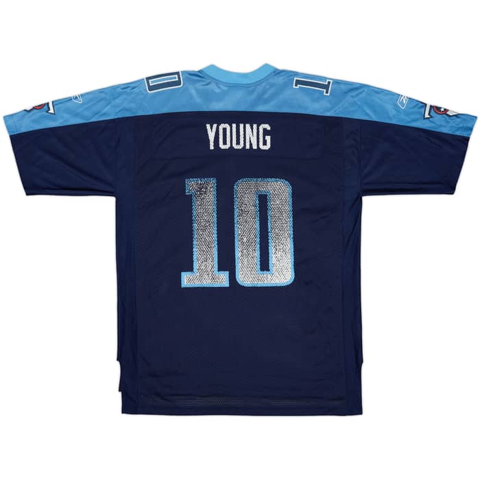 2006 Tennessee Titans Young #10 Reebok On Field Home Jersey - 5/10 - (L)