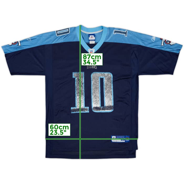 2006 Tennessee Titans Young #10 Reebok On Field Home Jersey - 5/10 - (L)