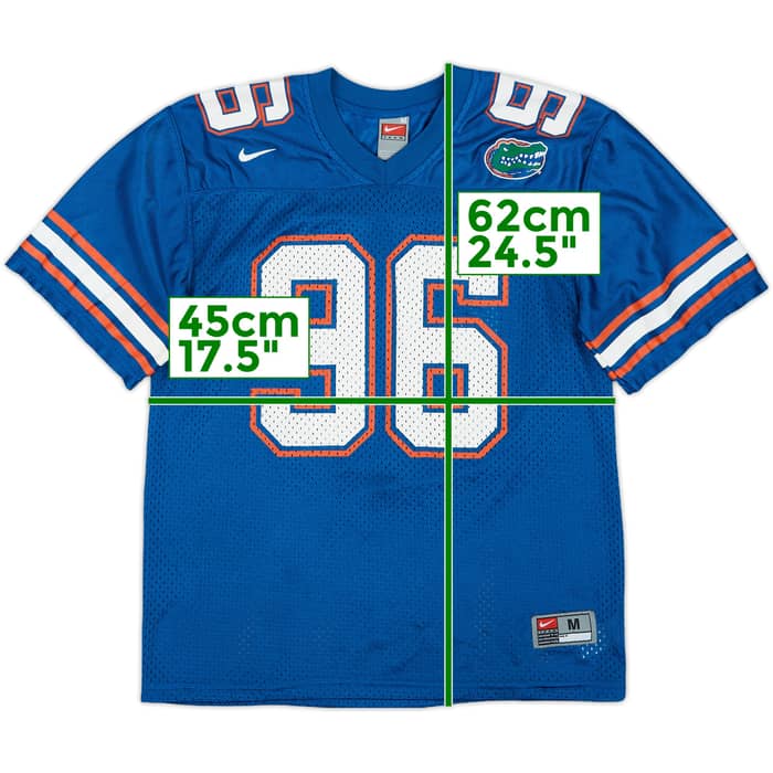 2008-10 Florida Gators Green #96 Nike Home Jersey - 6/10 - (M.Boys)