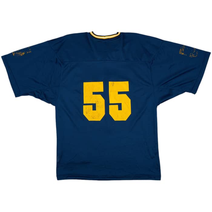 1990s Michigan Wolverines #55 U.S. College Home Jersey - 5/10 - (XL)