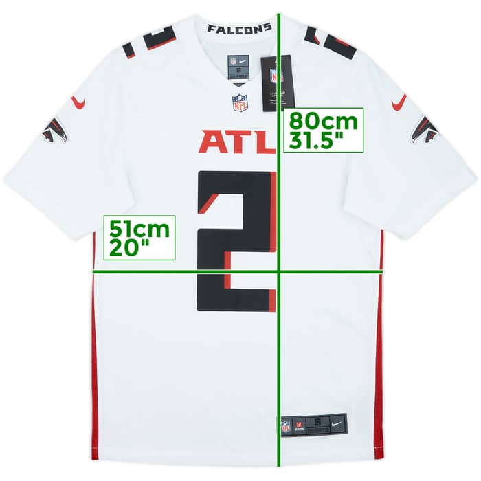 2020-21 Atlanta Falcons Ryan #2 Nike Game Away Jersey (S)