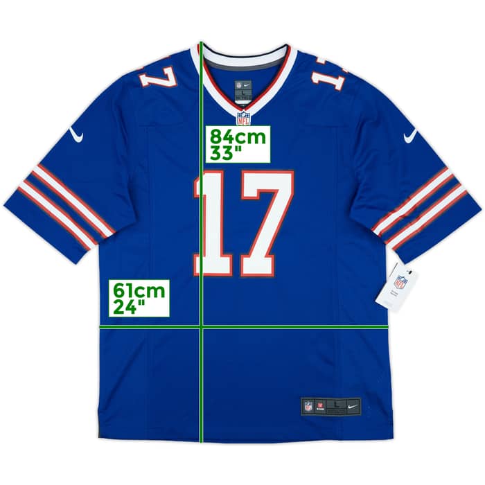 2018-24 Buffalo Bills Allen #17 Nike Game Home Jersey (L)