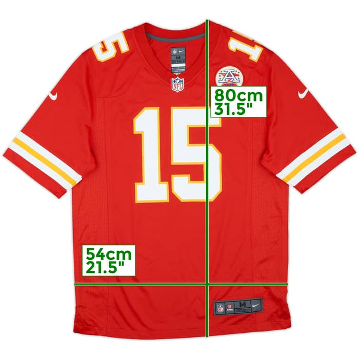 2017-24 Kansas City Chiefs Mahomes #15 Nike Game Home Jersey (M)