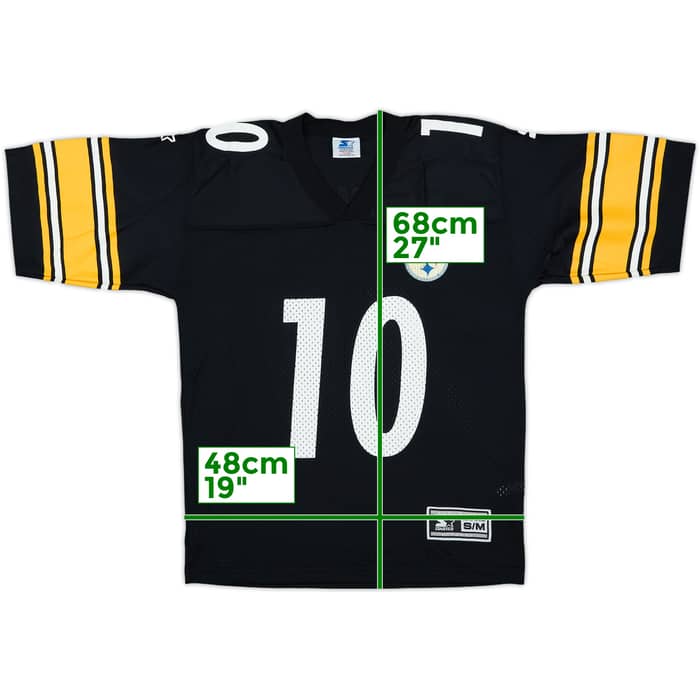 1997-98 Pittsburgh Steelers Stewart #10 Starter Home Jersey - 7/10 - (M.Boys)