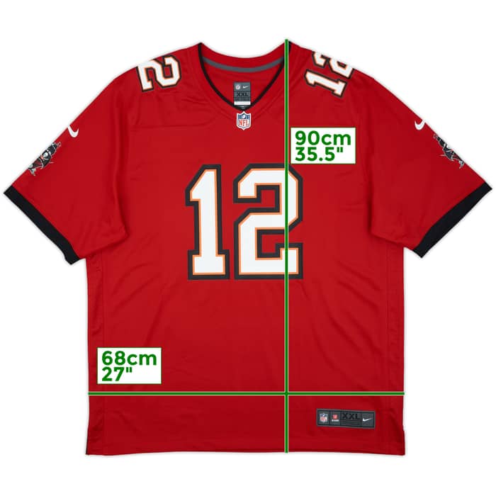 2020-23 Tampa Bay Buccaneers Brady #12 Nike Game Home Jersey (XXL)