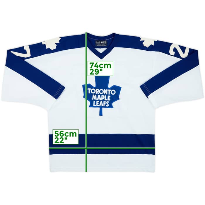 1972-73 Toronto Maple Leafs Sittler #27 Maska Sport Knit Home Jersey - 8/10 - (L)