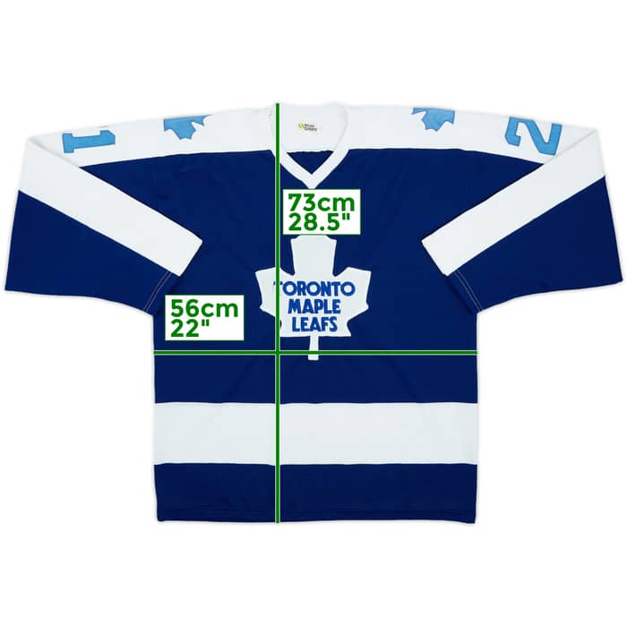 1976-78 Toronto Maple Leafs Salming #21 Maska Superfil Away Jersey - 8/10 - (L)