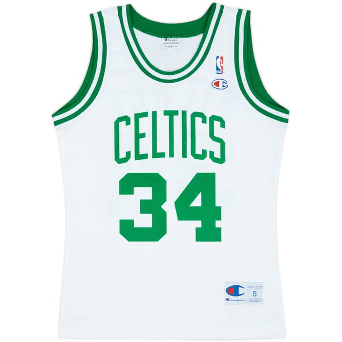 1998-06 Boston Celtics Pierce #34 Champion Home Jersey - 9/10 - (S)