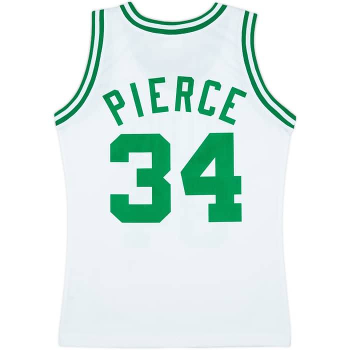 1998-06 Boston Celtics Pierce #34 Champion Home Jersey - 9/10 - (S)