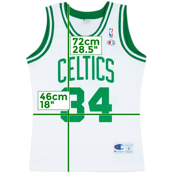 1998-06 Boston Celtics Pierce #34 Champion Home Jersey - 9/10 - (S)