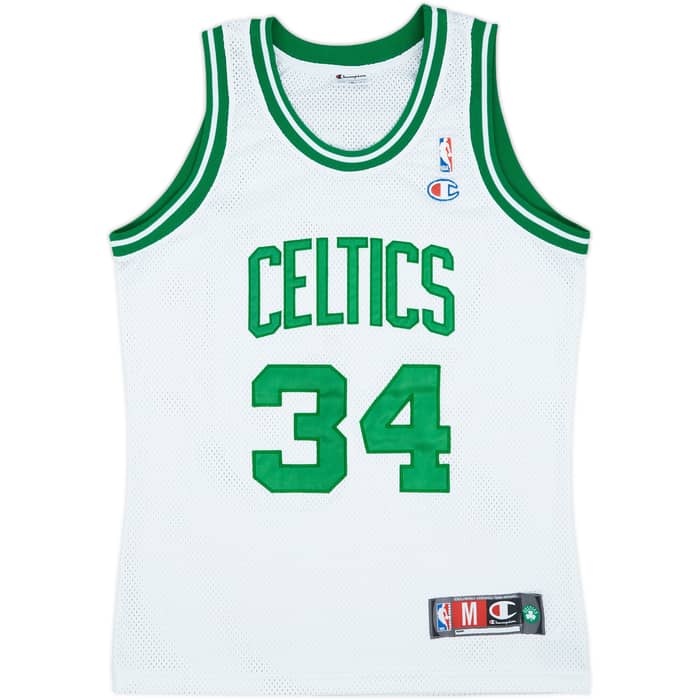 1998-06 Boston Celtics Pierce #34 Champion Authentic Home Jersey - 7/10 - (M)
