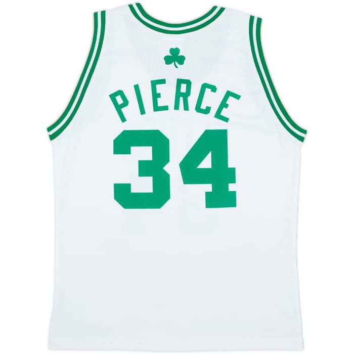 2006-10 Boston Celtics Pierce #34 Champion Home Jersey - 8/10 - (XL.Boys)