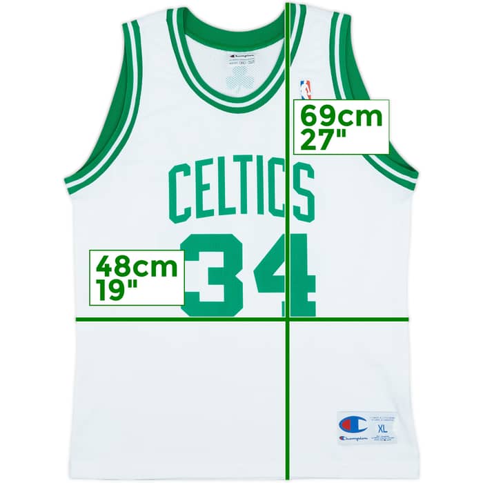 2006-10 Boston Celtics Pierce #34 Champion Home Jersey - 8/10 - (XL.Boys)