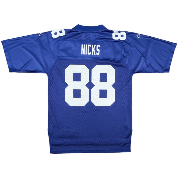 2008 New York Giants Nicks #88 Reebok On Field Home Jersey - 7/10 - (M)