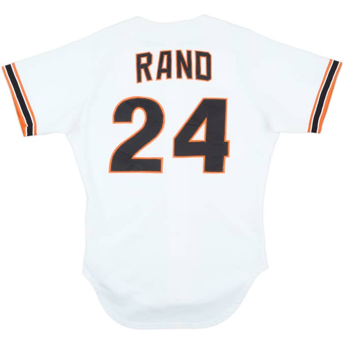 1987-93 San Francisco Giants Rand #24 Rawlings Authentic Home Jersey - 7/10 - (M)