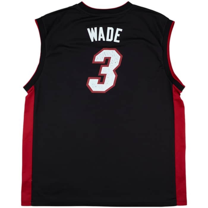 2010-12 Miami Heat Wade #3 adidas Away Jersey - 4/10 - (XXL)