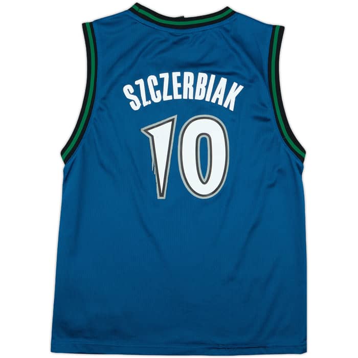 2002-06 Minnesota Timberwolves Szczerbiak #10 Reebok Away Jersey - 5/10 - (L.Boys)