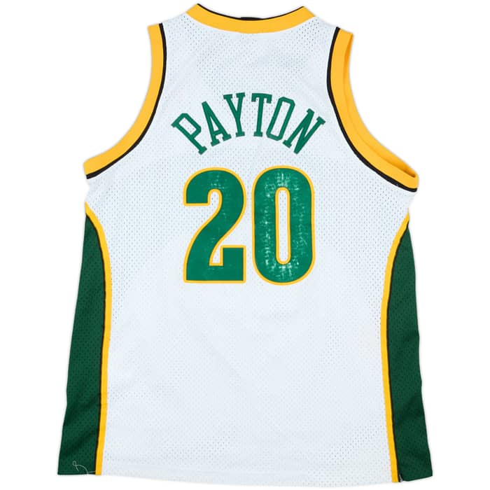 2001-03 Seattle Supersonics Payton #20 Nike Swingman Home Jersey - 7/10 - (L)