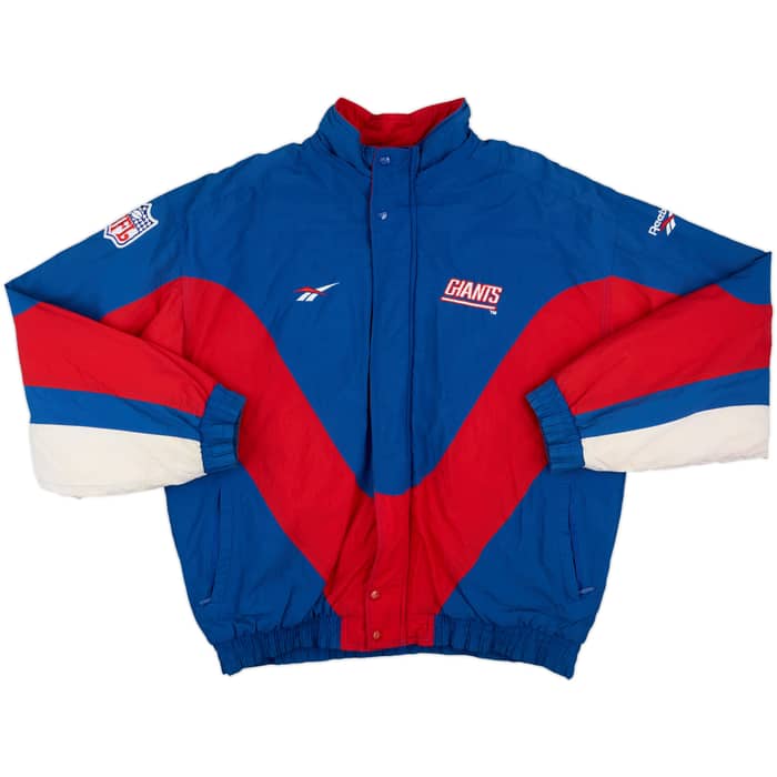 1990s New York Giants Reebok Rain Coat - 8/10 - (XL)