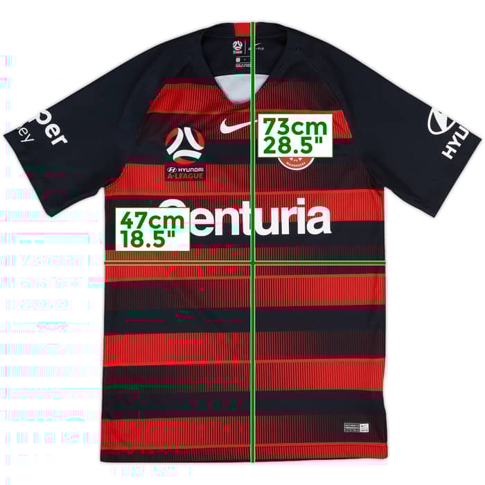 2018-19 Western Sydney Wanderers Home Shirt - 9/10 - (S)