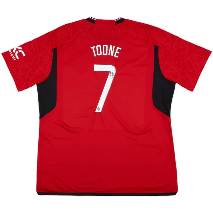 2023-24 Manchester United Home Shirt Toone #7 (XXL)